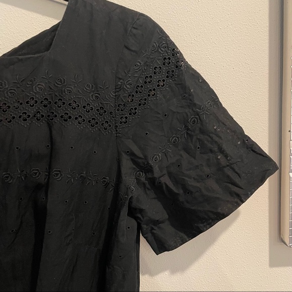 L’AIGLON Vintage 1950s Fit and Flare Embroidered Dress - Picture 5 of 16